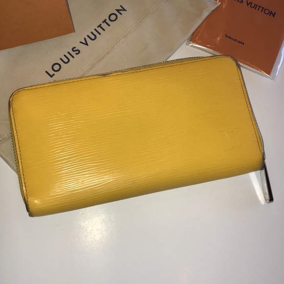 LOUIS VUITTON Zippy Long Wallet Epi Leather Mimosa - Picture 13 of 15